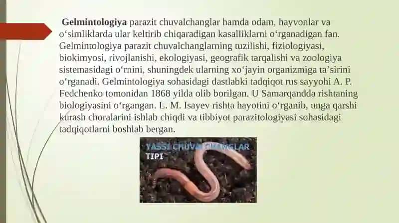 Tibbiyotgelmintologiyasi 3