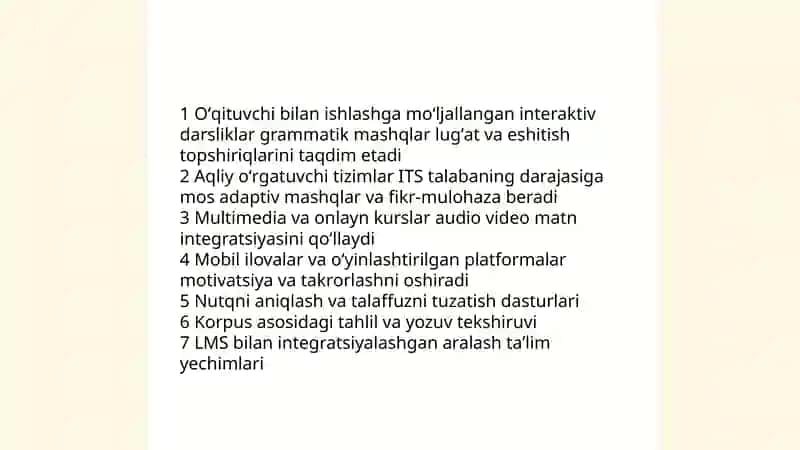Kompyuter oʻqitish dasturlari 3