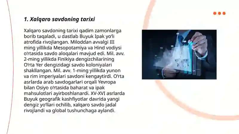 Xalqara Savdo Va Uning Rivojlanish Bosqichi 3