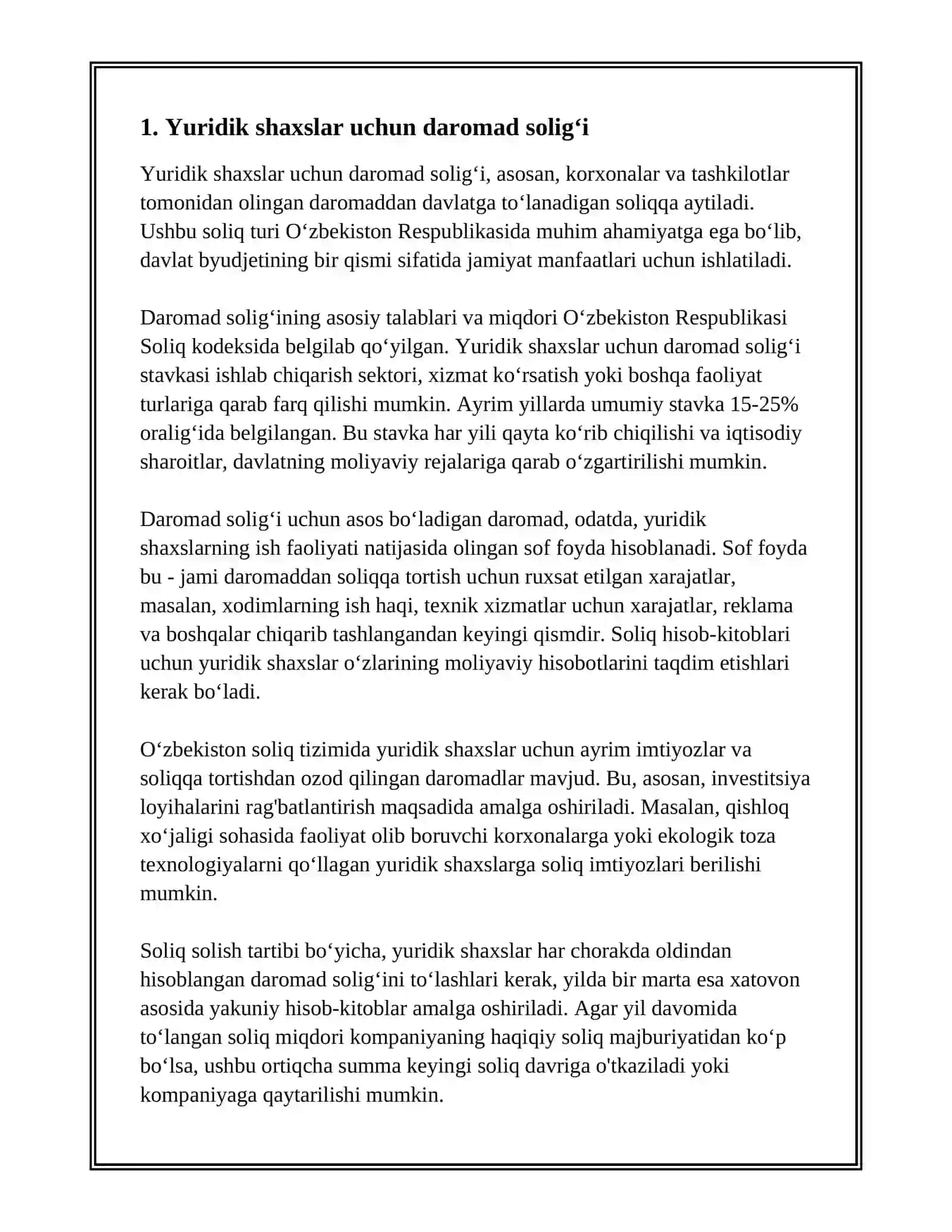 YURIDIK SHAHSLARDAN UNDIRILADGIGAN SOLIQLAR VA YIĞIMLAR TARKIBI 3