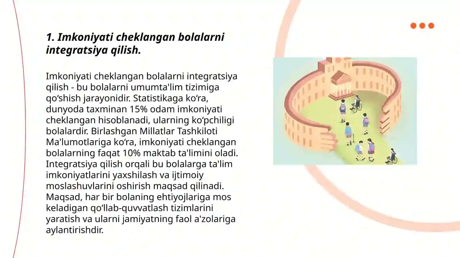 Imkoniyati cheklangan bolalarni integratsiya qilish 3