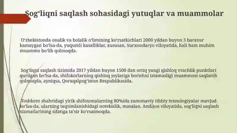 Oʻzbekiston Respublikasidagi ijtimoiy ozgarishlar 3