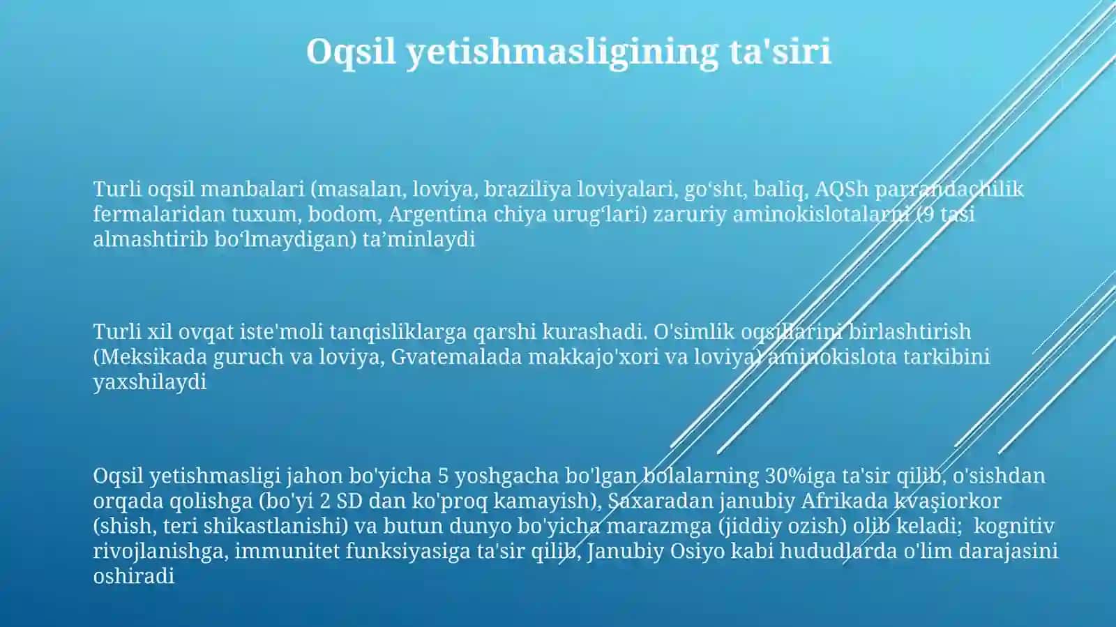 Oqsillarning koʻpshakilligi va hamiyati 3