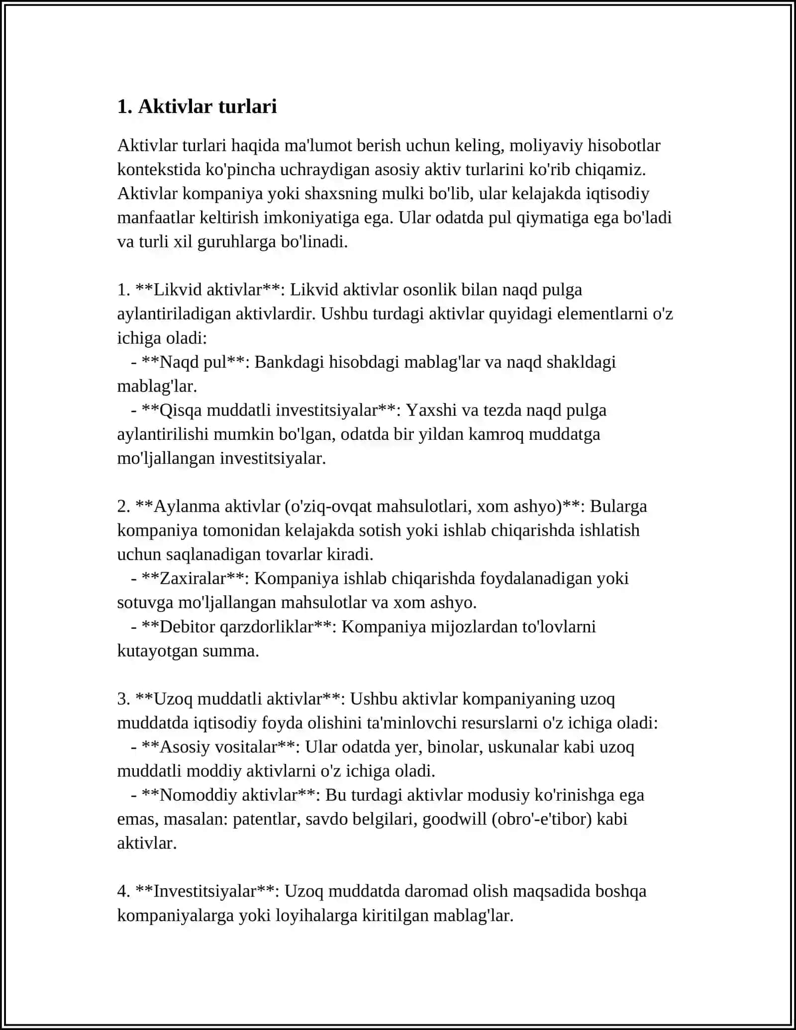 BUXGALTERIYA HISOBIDA AKTIVLARNI BAHOLASH 3