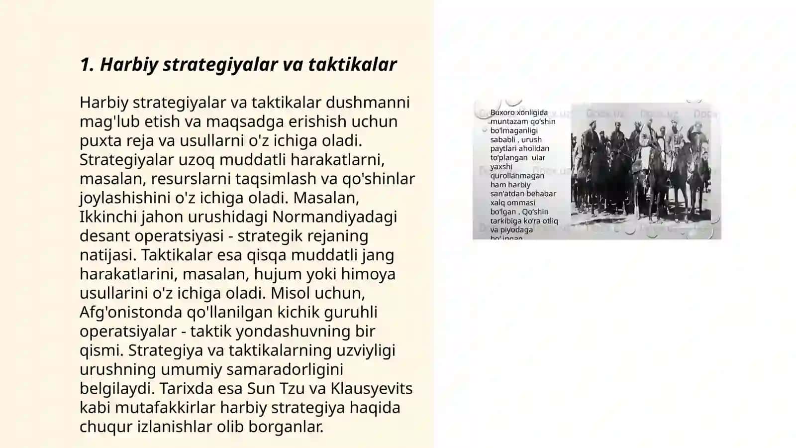 Oʻrta Osiyo xonliklarida harbiy ishlar 3