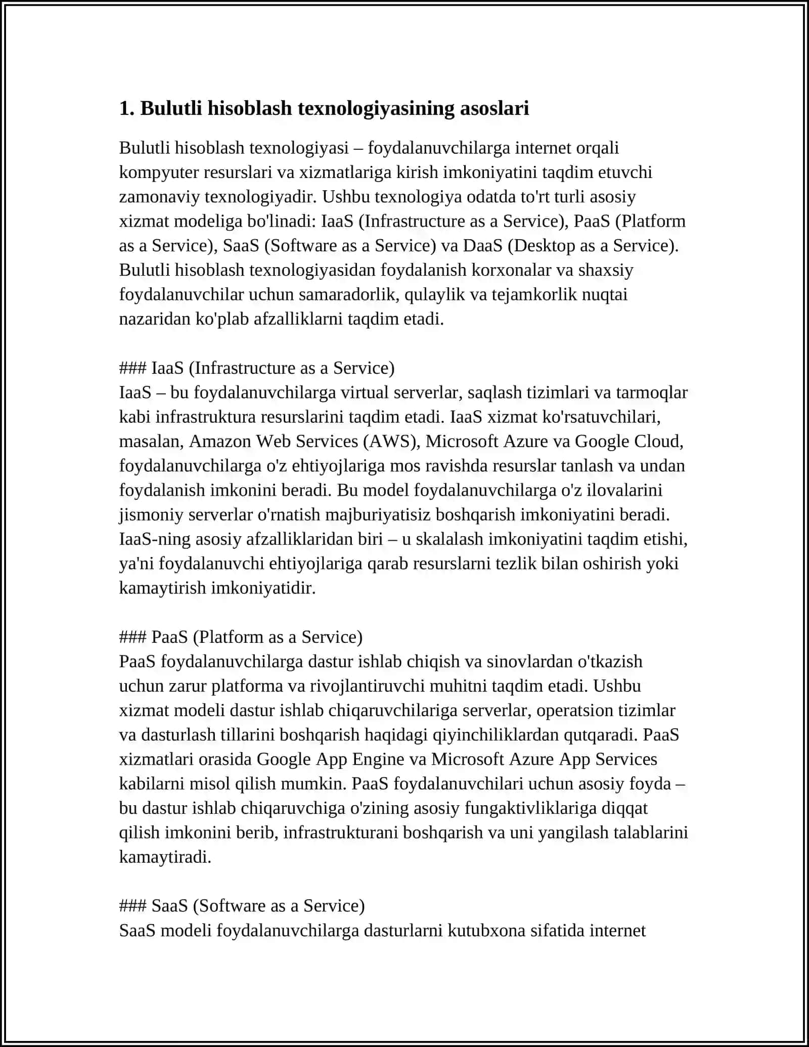 Bulutli Hisoblash Teknologiyasi 3