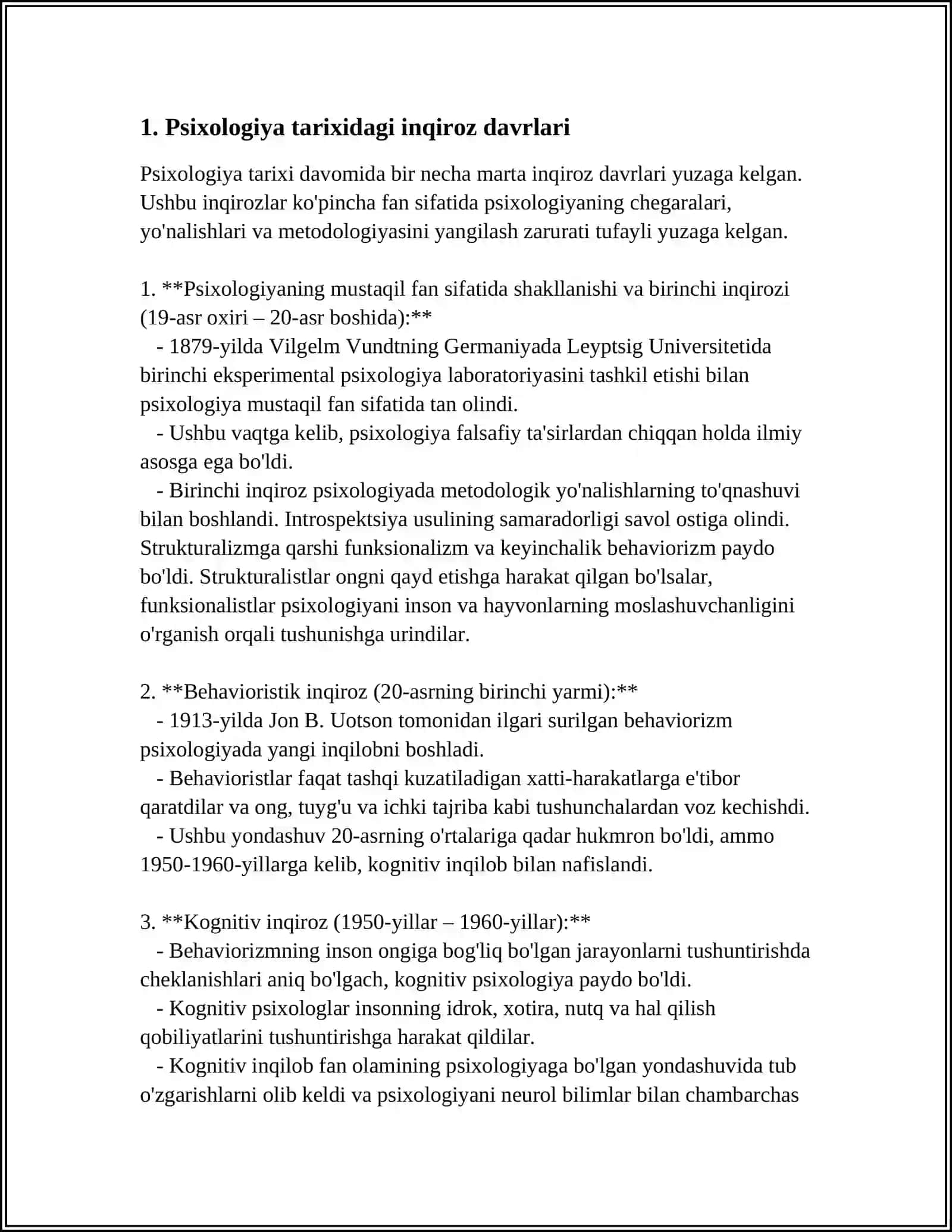 Psixologiya tarixidagi inqiroz davrlari 3