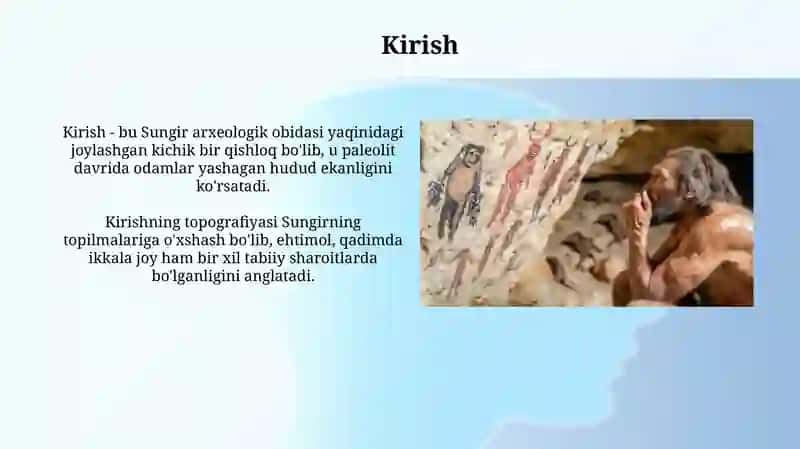 Sungi paleolit arxeologik yodgorliklari 3
