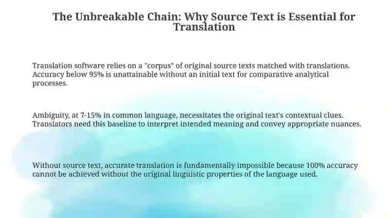 The Cornerstone of Translation: The Original Text 3