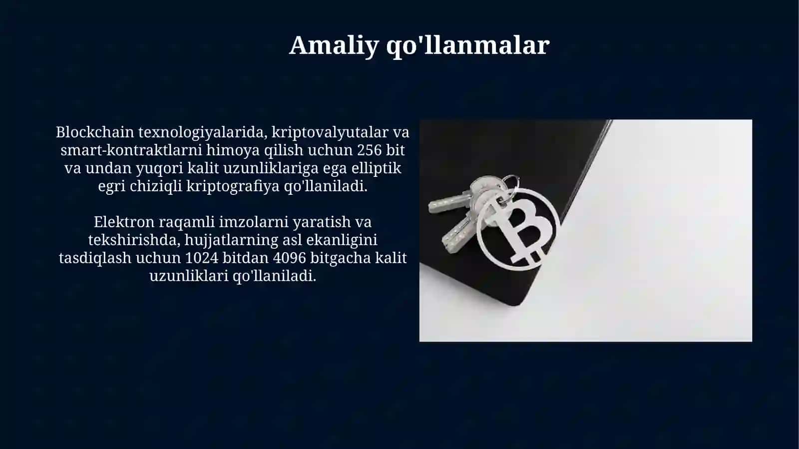 Ochiq kalit kriptosistemasi konsepsiyasi 3