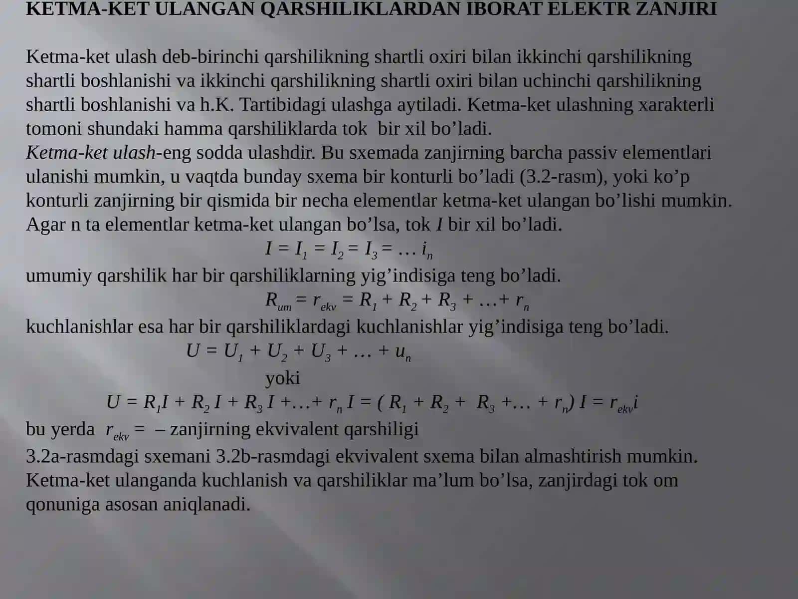 elektr zanjirlarinihisoblashusillarireja 3