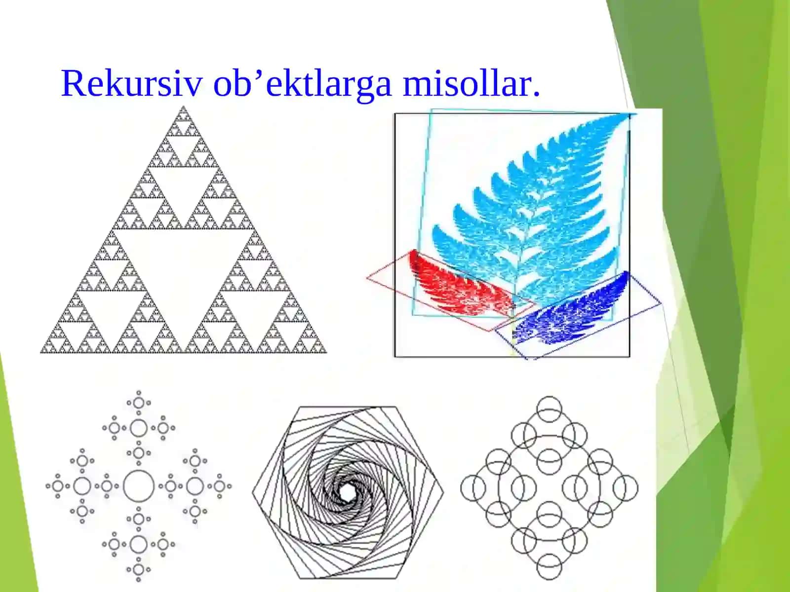 Rekursiya va ularni dasturlashda ishlatish 3