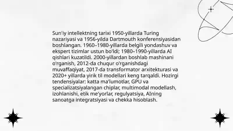 Sun'iy intellektni rivojlanish tendensiyalari 3