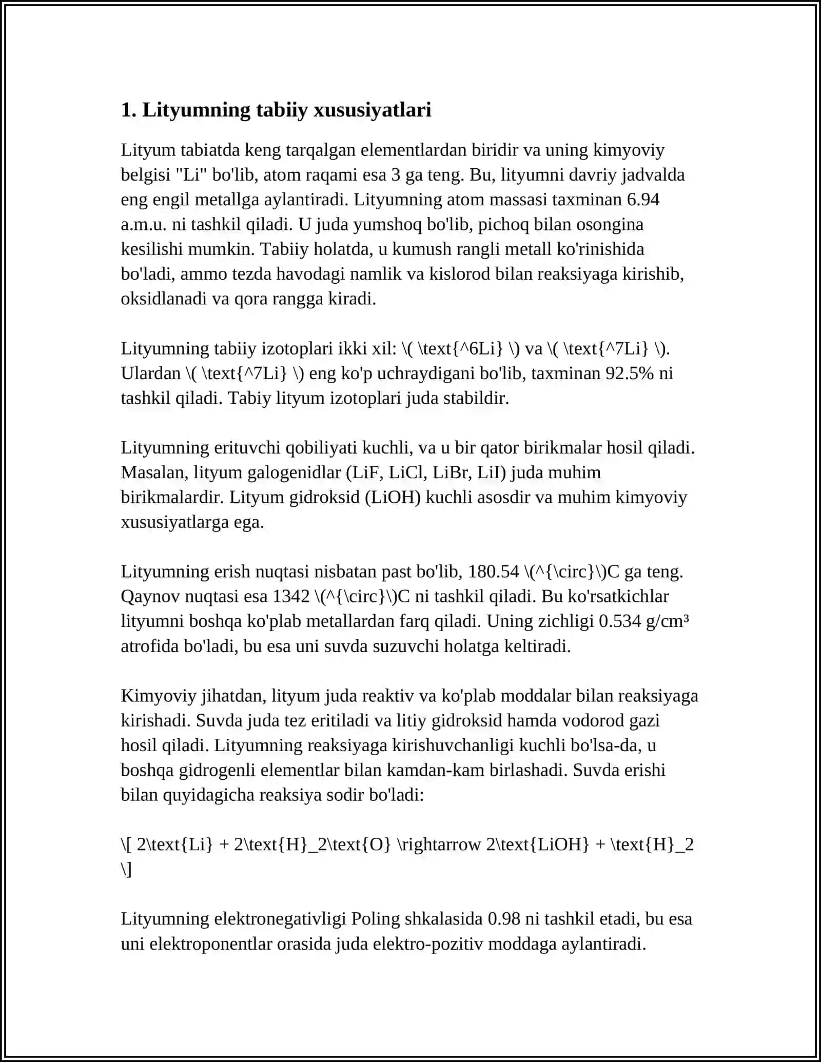 LITIYLI MINERALLARNING XUSY 3