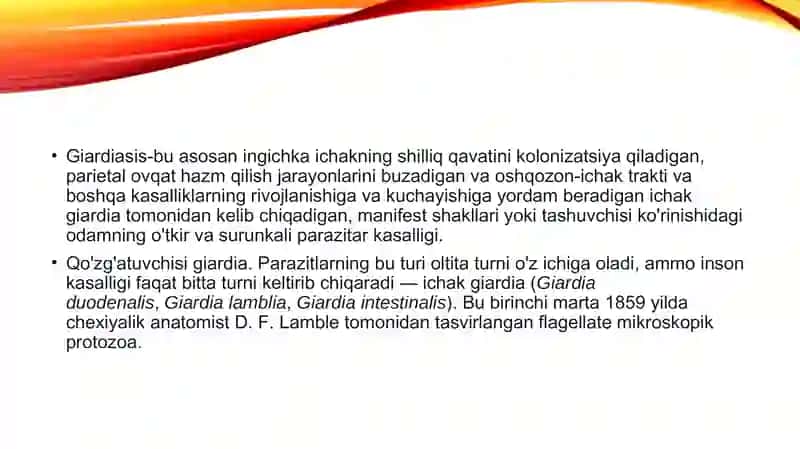 LYAMBILOZ, TOKSOPLAZMOZ, ASKARIDOZ 3