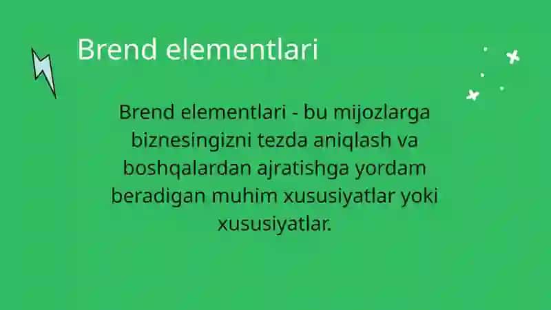 Brendning tarkibiy qismlari 3