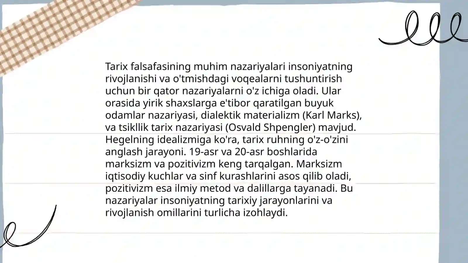Tarix falsafasi. Sivilizatsiya va madaniyat 3