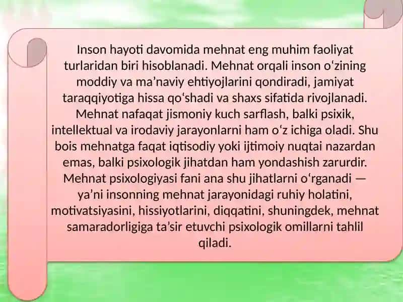Jamoada mehnat qilish psixologiyasi. 3