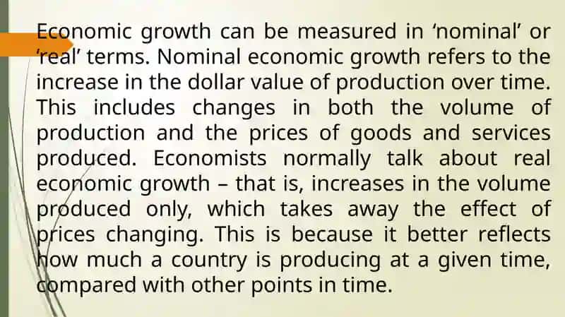 ECONOMIC GROWTH OF THE COUNTRY 3