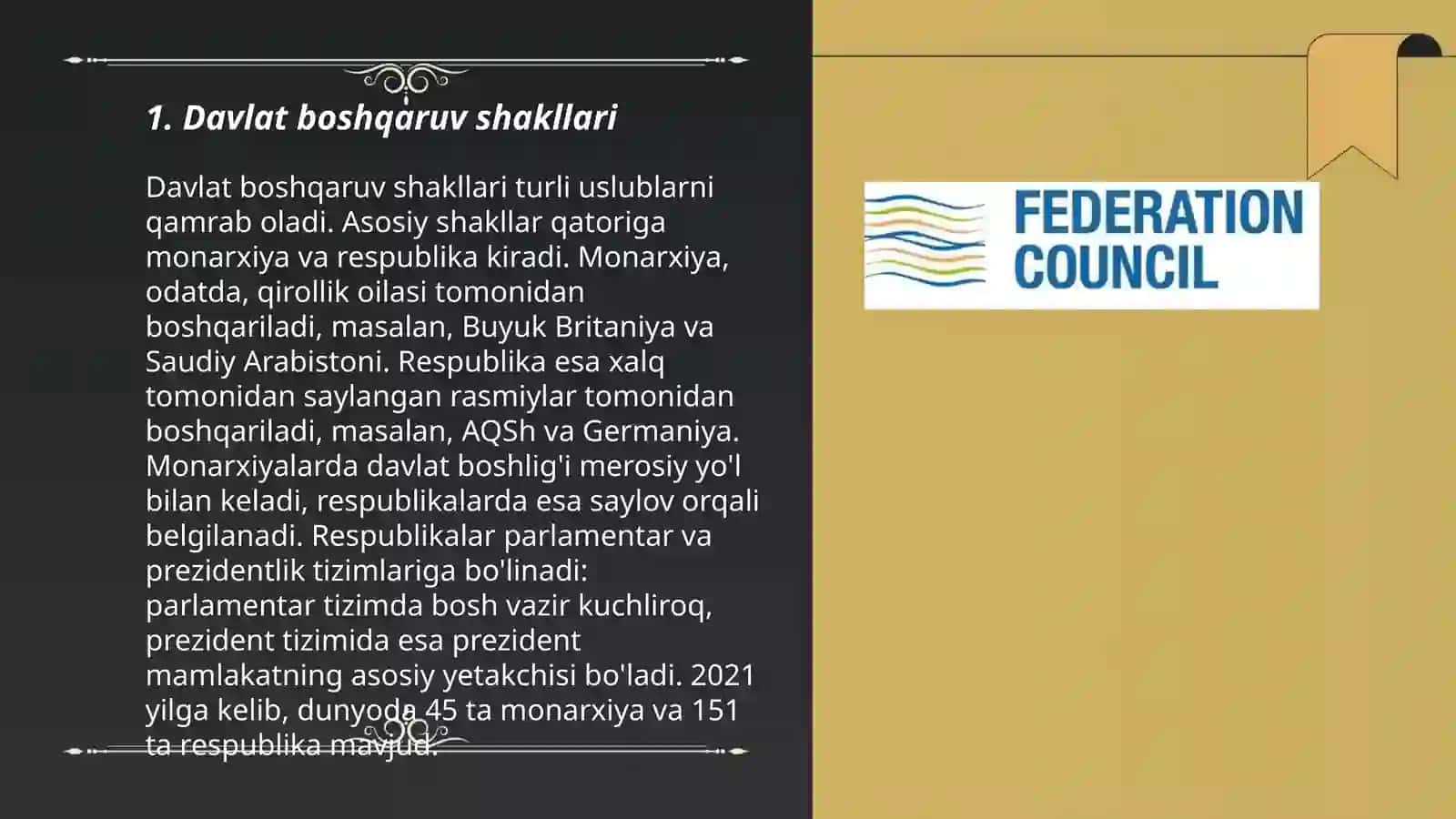 Davlatning tuzilish shakli 3