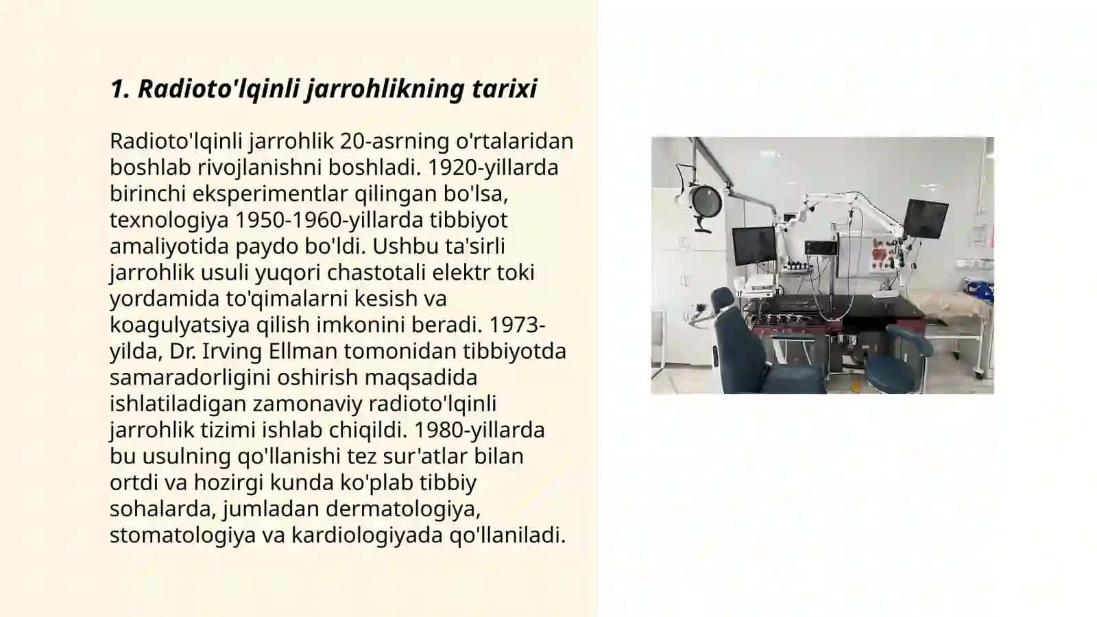 Radioto'lqinli jarrohlik 3