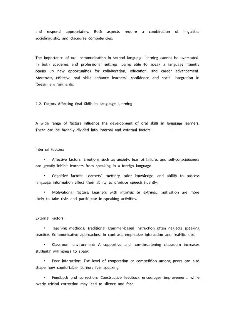 Problems of Motivating in Developing Oral Skills 3