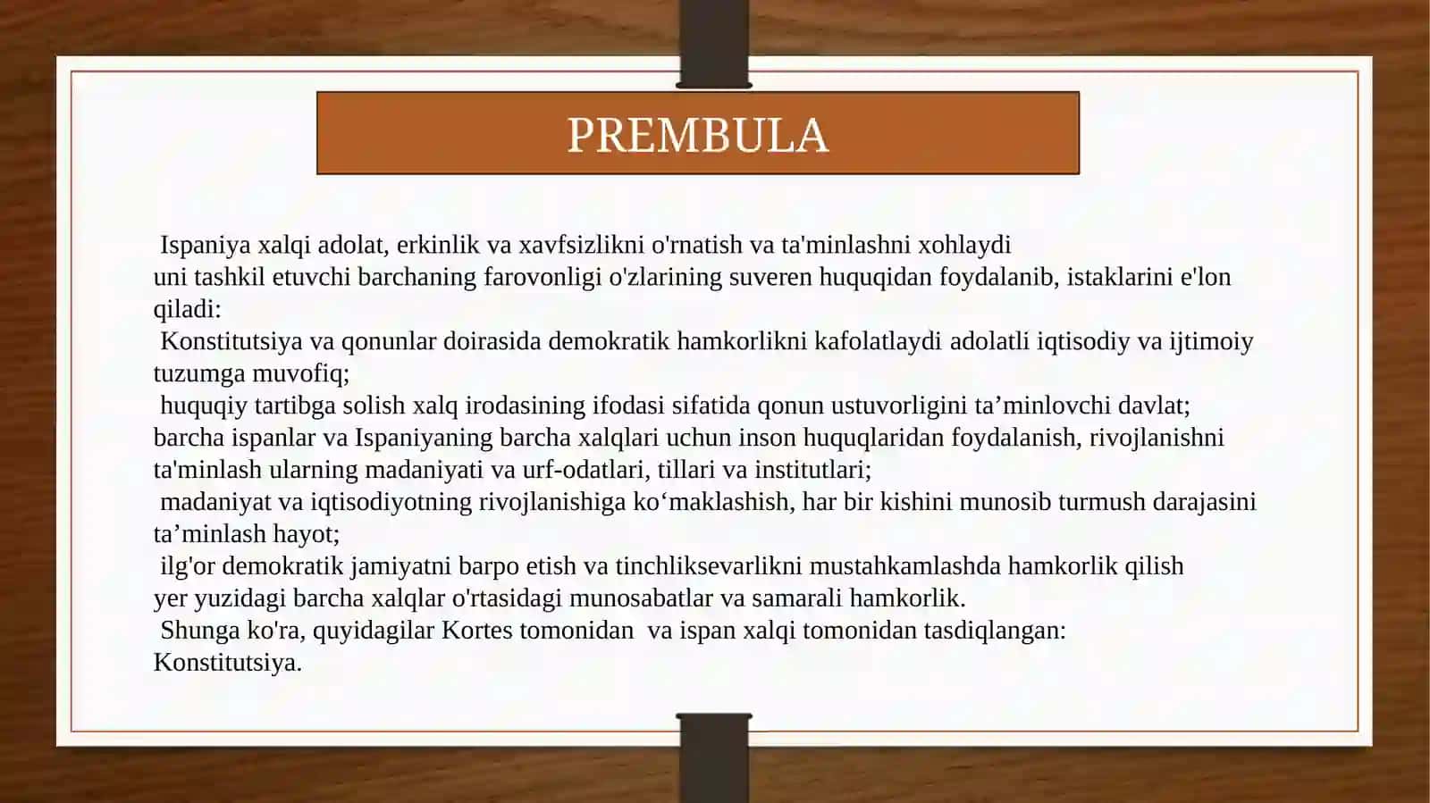 ISPANIYA KONSTIUTSIYASI 3