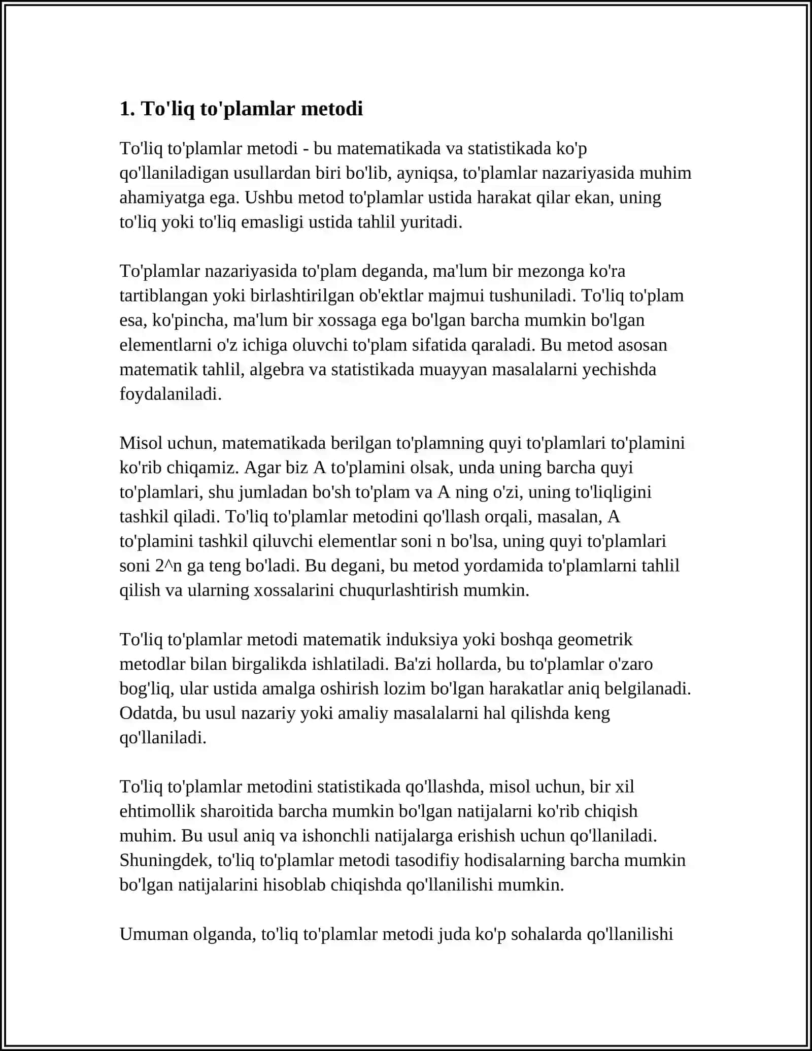 ANIQ INTEGRALNI HISOBLASH USULLARI 3