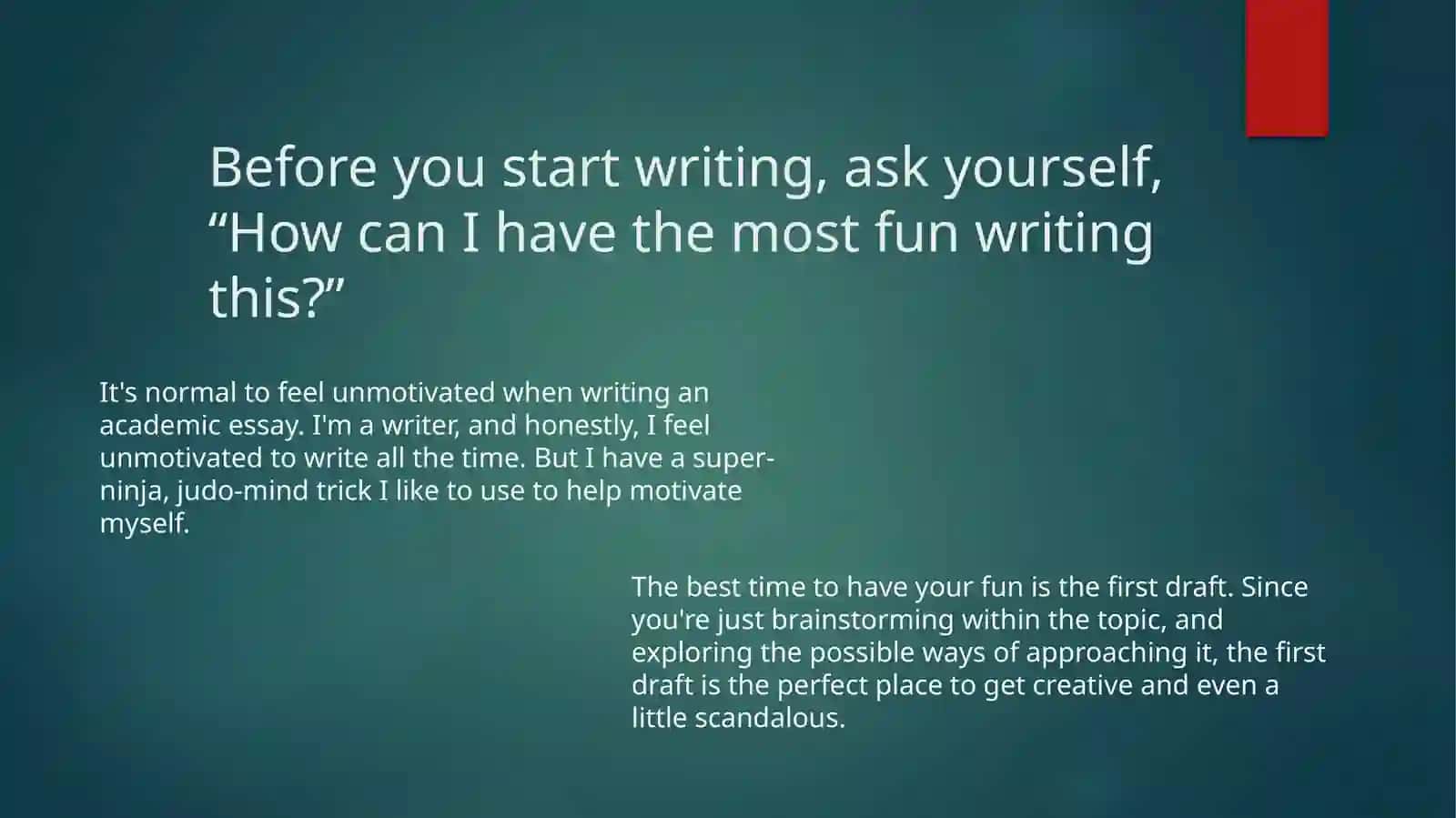 Rules of writing Essays 3