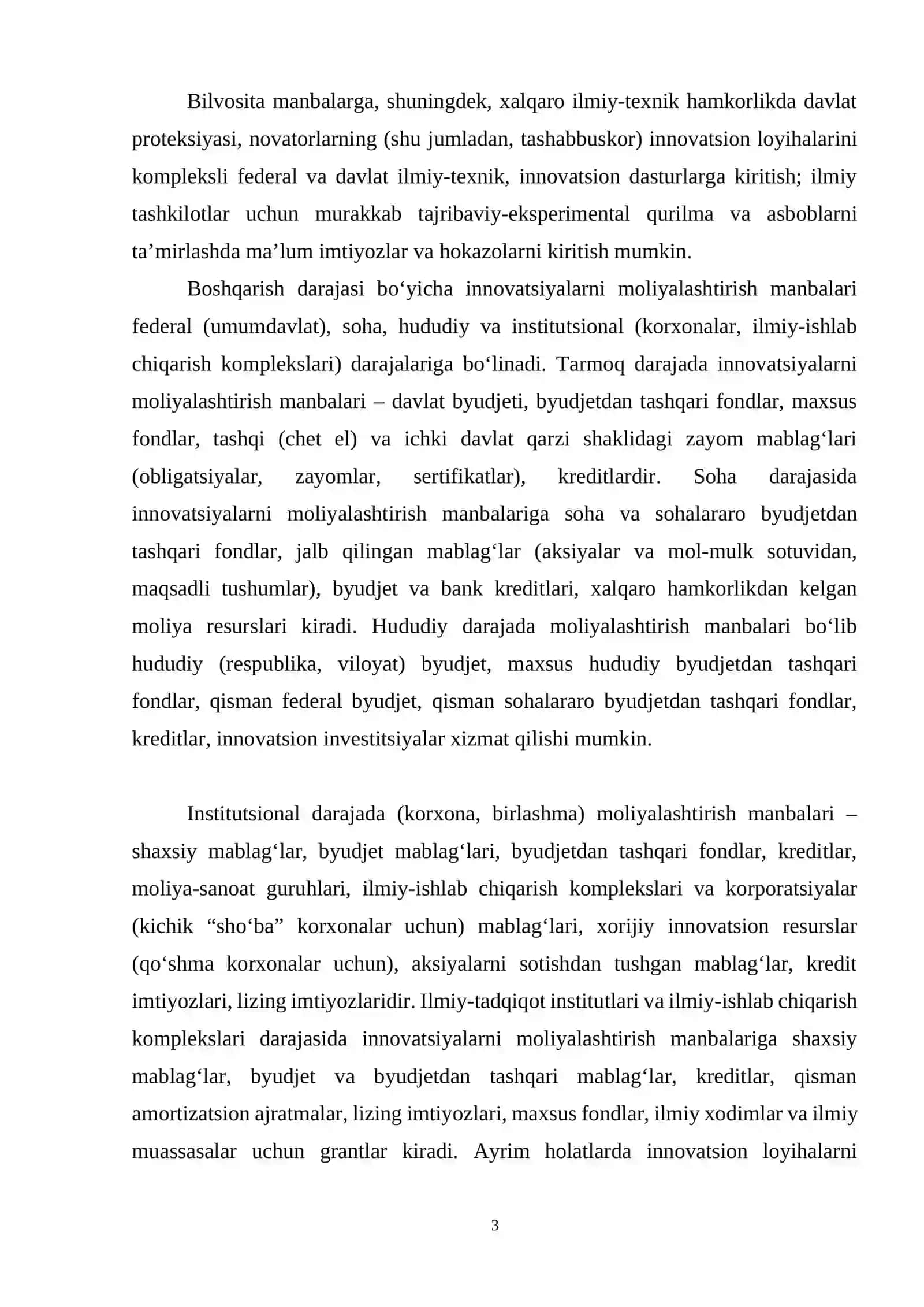 INNOVATSION FAOLIYATNI MOLIYALASHTIRISH 3