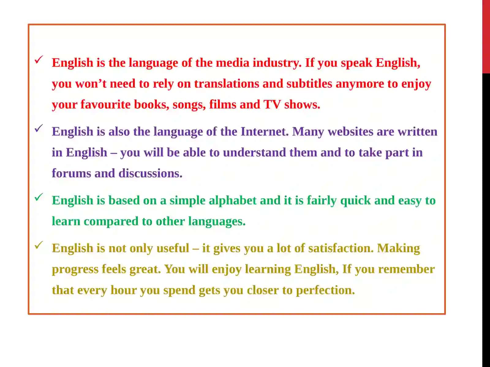 English is a foreign language today 3