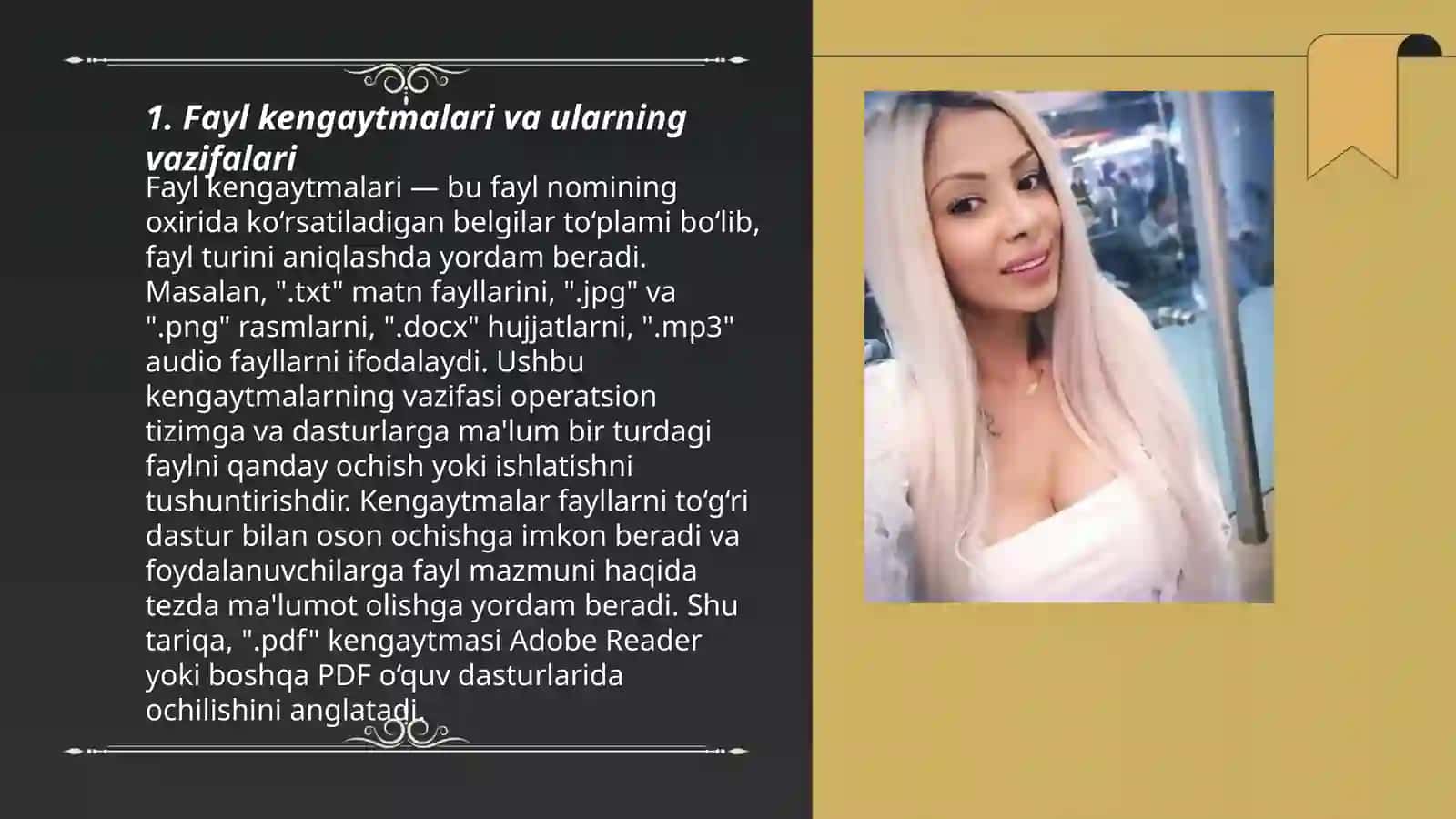 Fayl kengaytmalari va ularning vazifalari 3