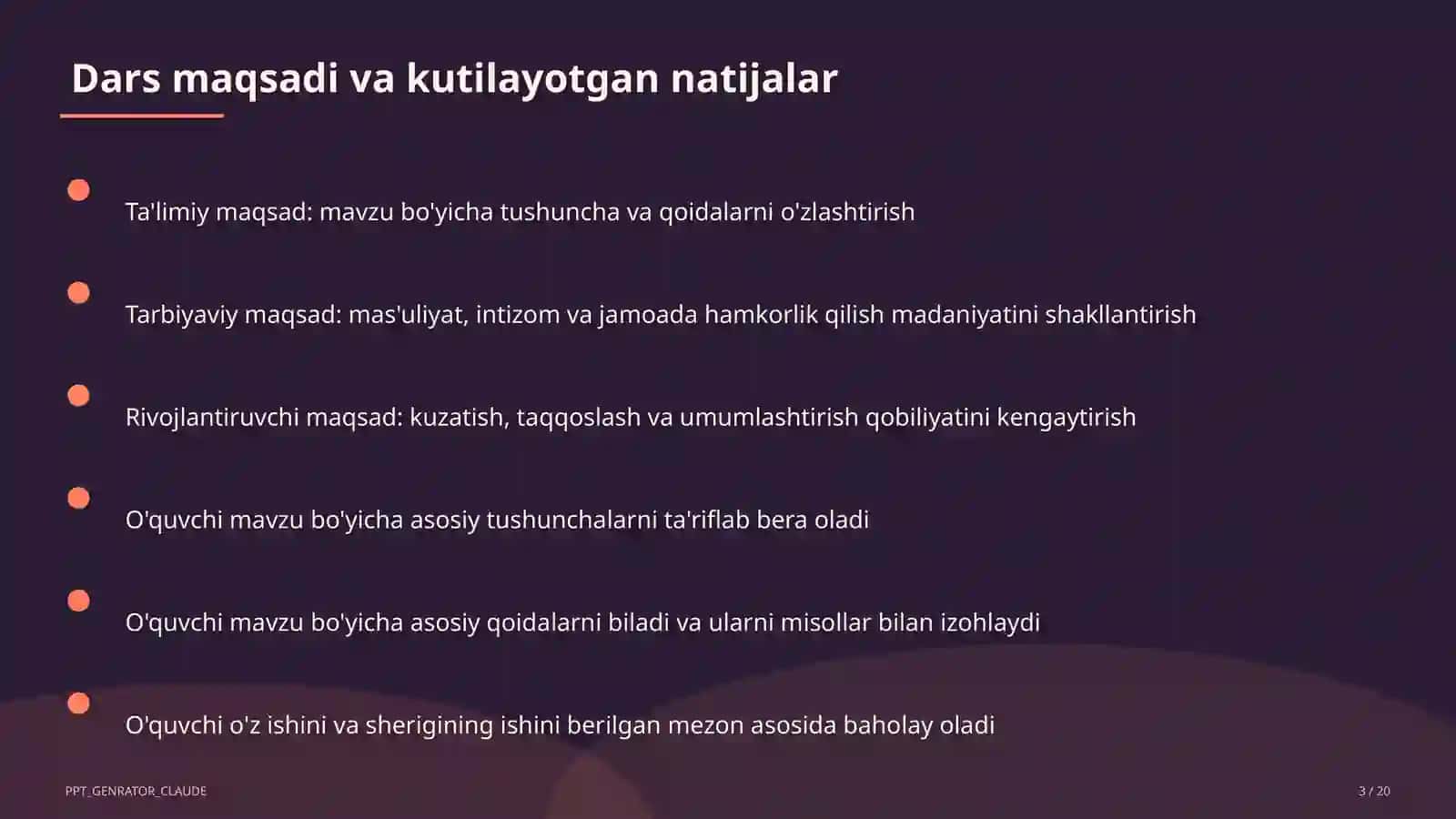 Fazoda vektorlar va koordinatalar (11-sinf) 3