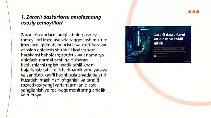Zararli dasturlardan himoyani aniqlash vositasi 3