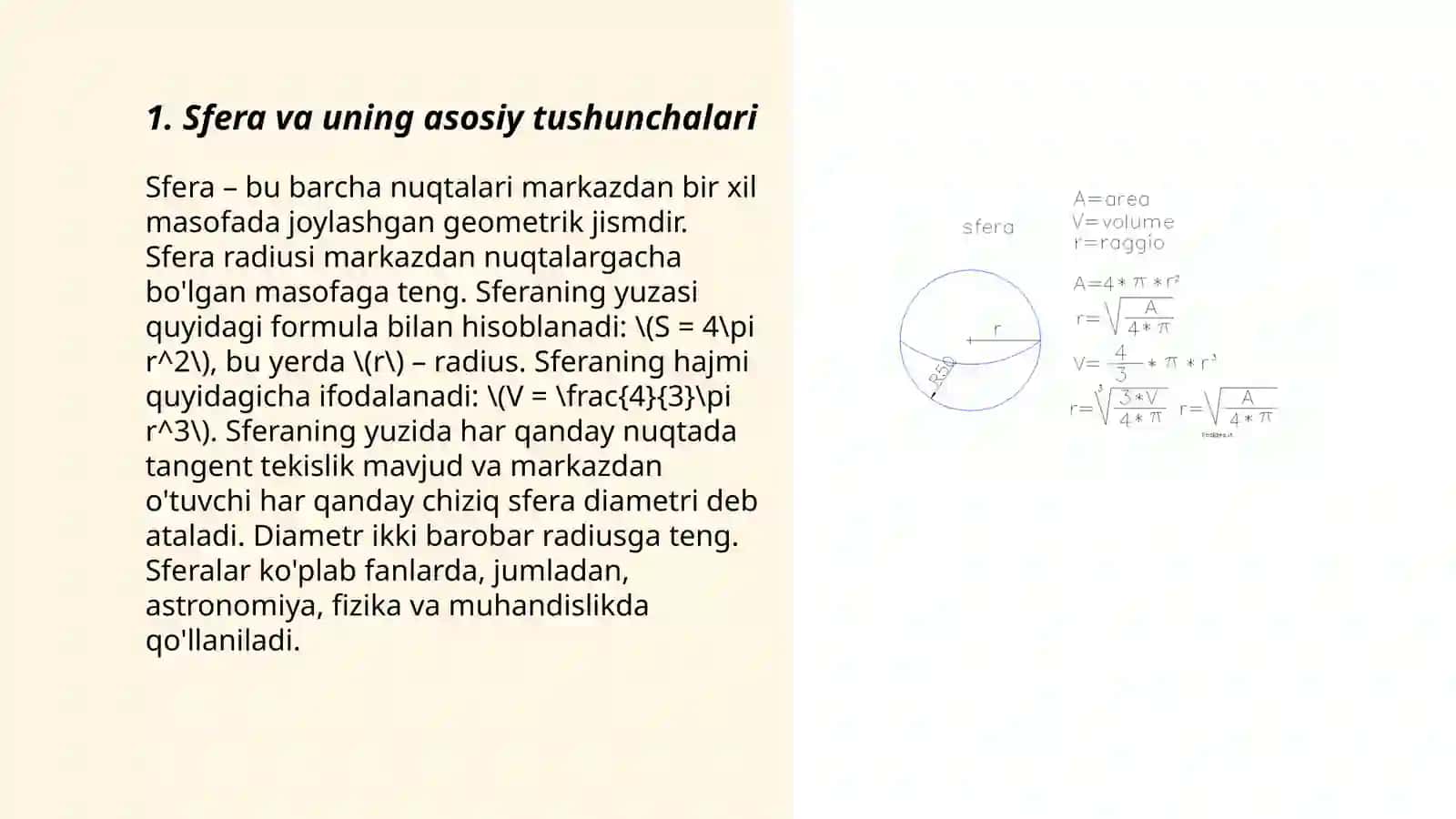 SFERA SIRTINING YUZI 3