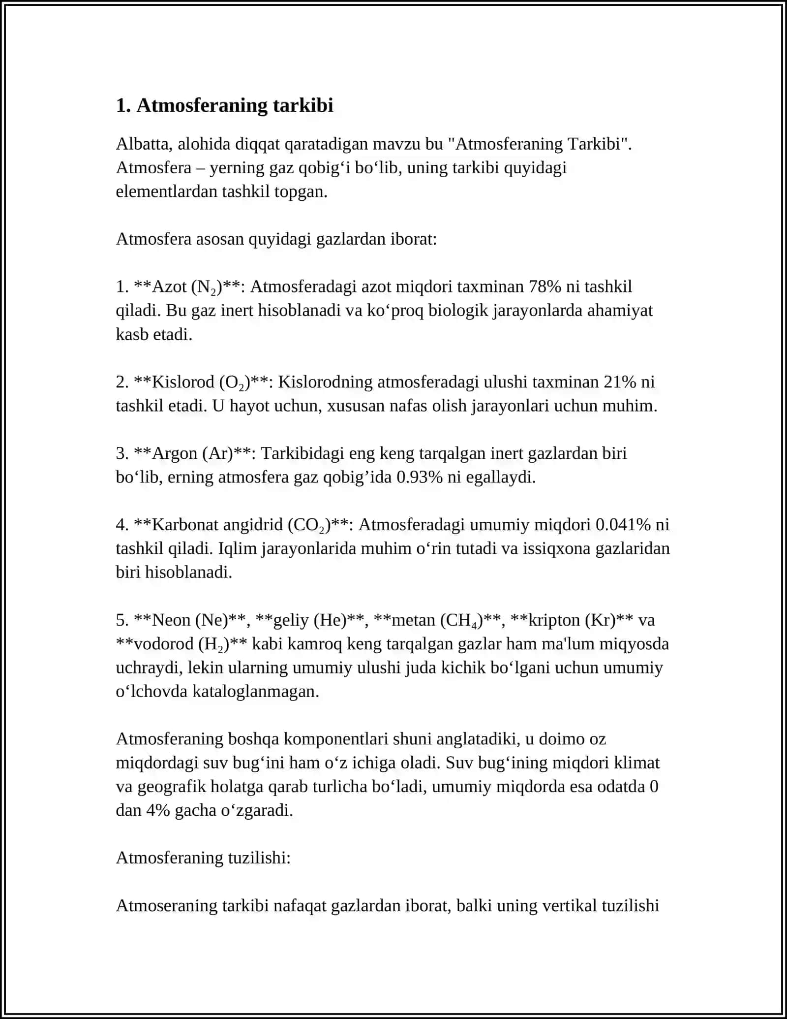 ATMASFERANING IFLOSLANISHI 3