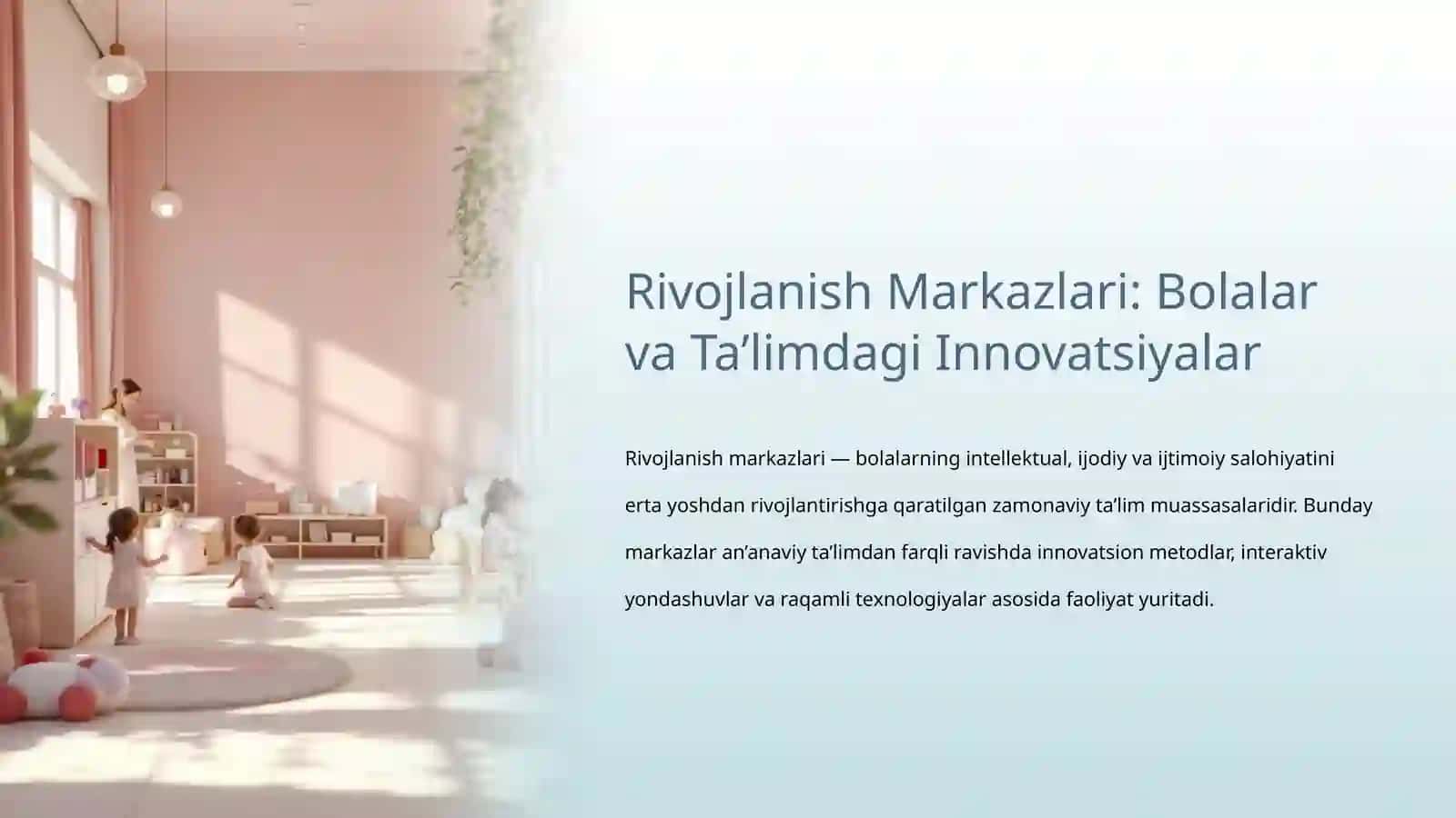 RIVOJLANISH MARKAZLARI 3