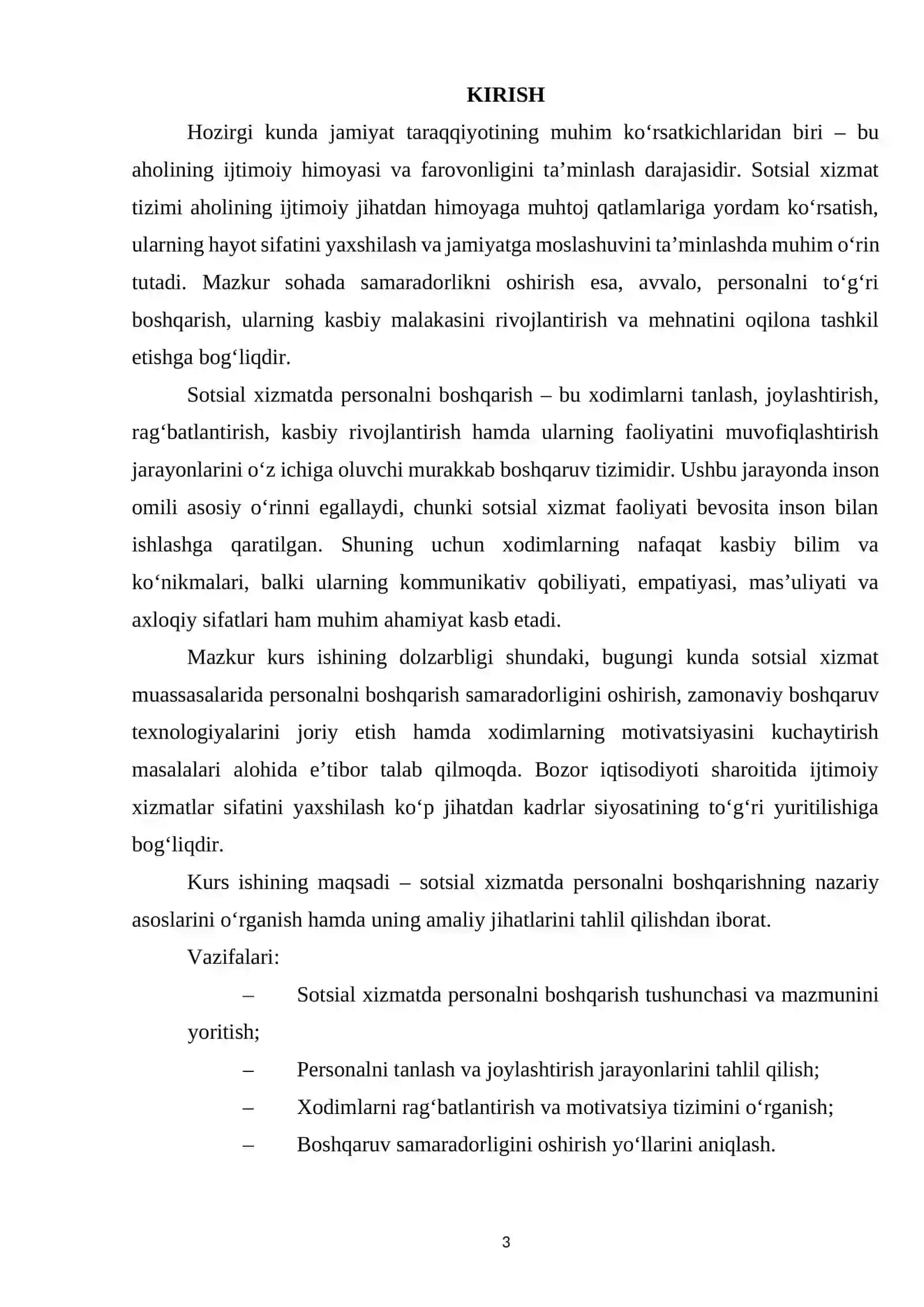Sotsial xizmatda personalni boshqarish 3