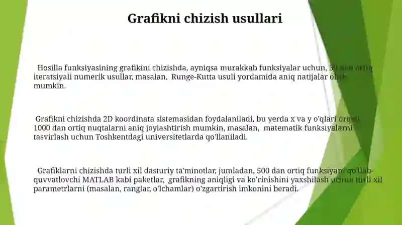 Hosilalar Haqida Qiziqarli Ma'lumotlar 3