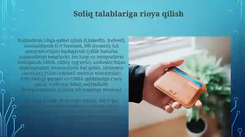 Mehnat va ish haqi hisobining vazifalari 3