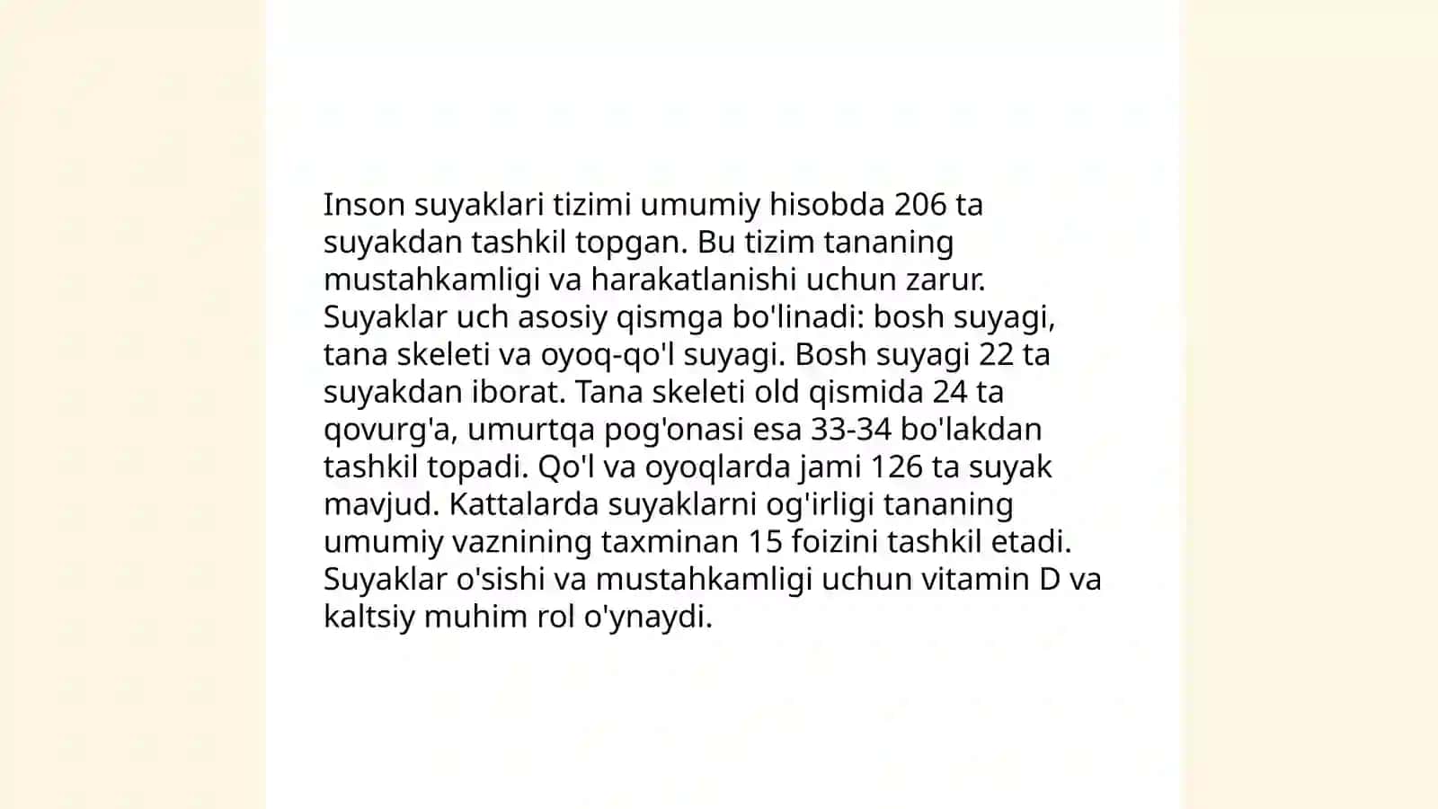 Inson suyaklari tizimi 3