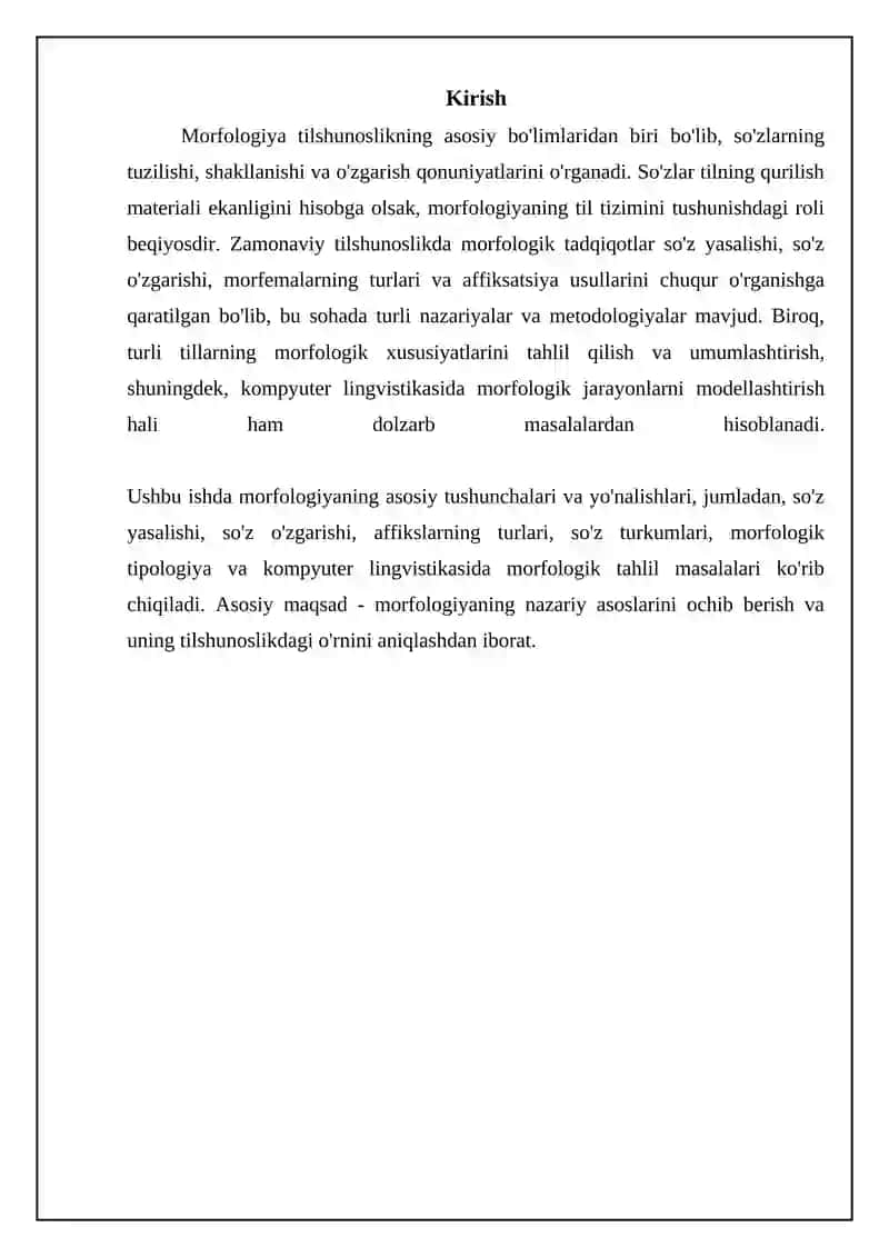Morfologiya Referat 3