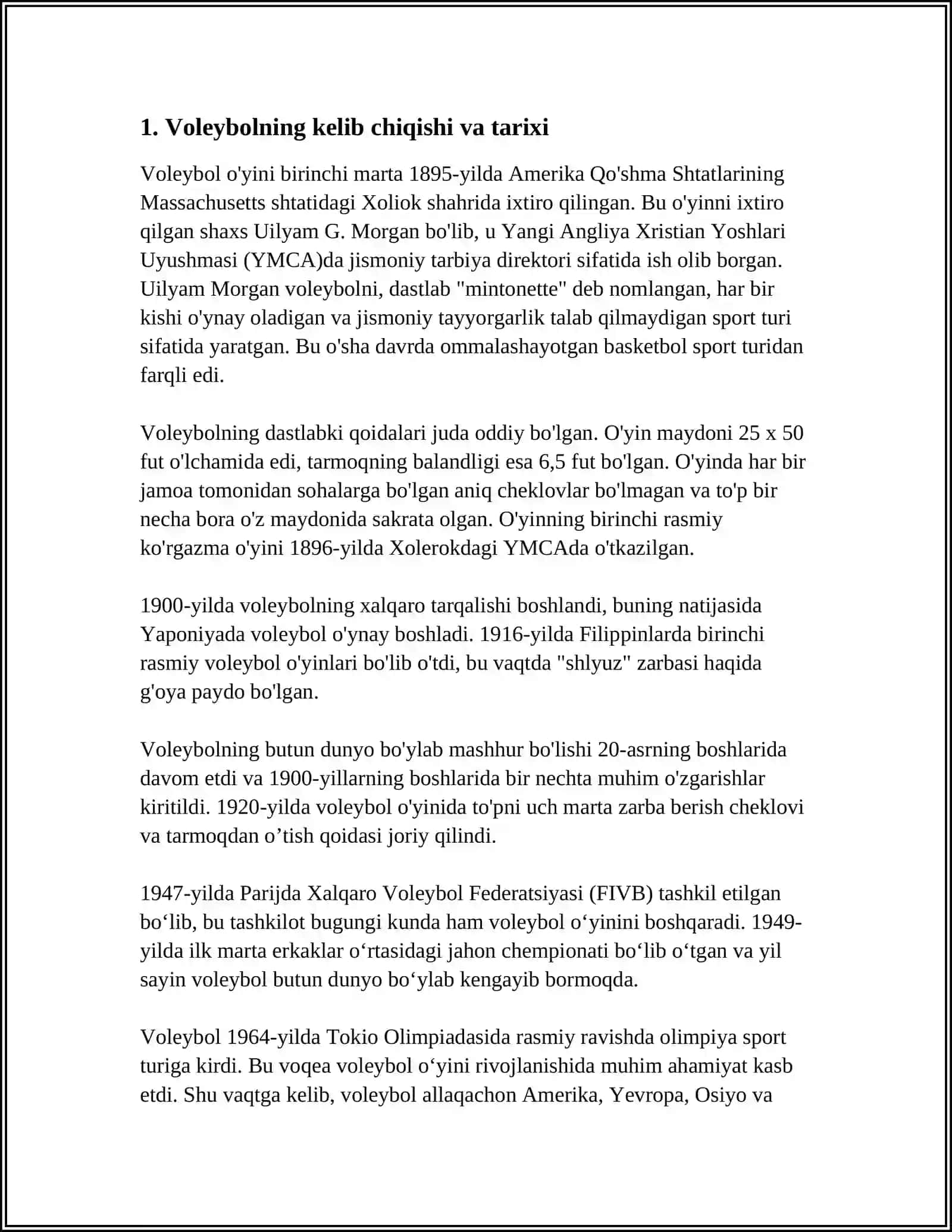 Voleybolning tarixi 3