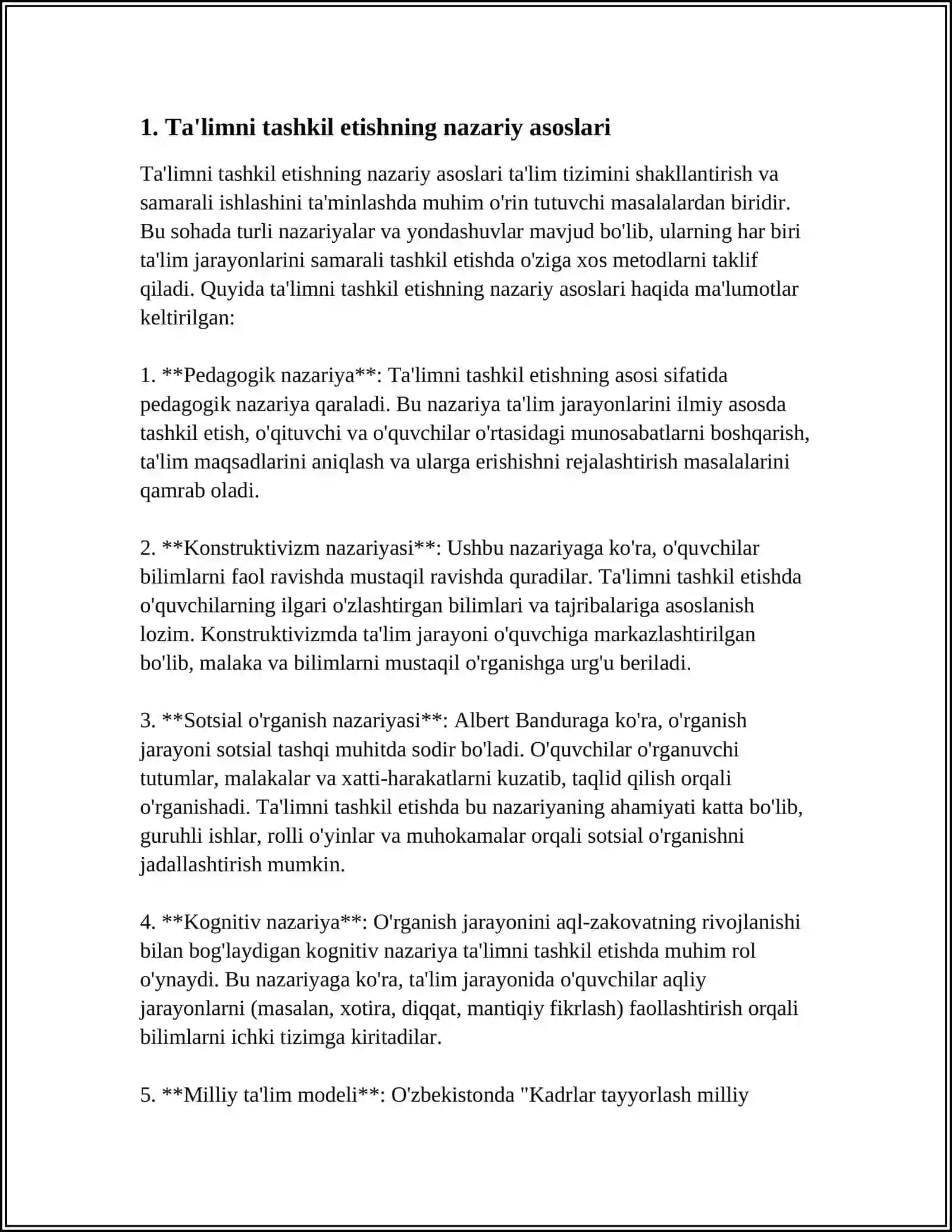 TA'LIMNI TASHKIL ETISH TURLARI VA SHAKLLARI 3