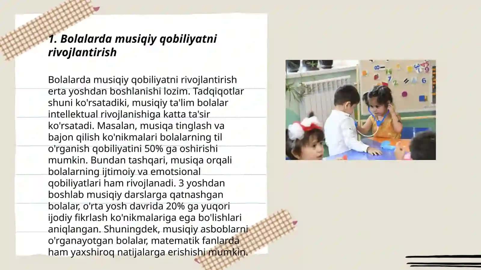 Bolalarning mustaqil musiqiy faoliyati 3