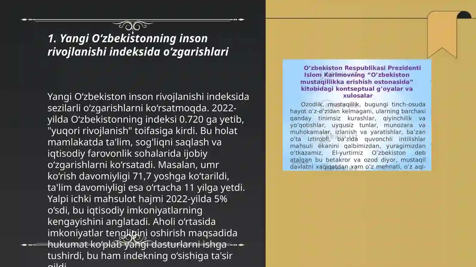 Yangi O‘zbekistonning inson rivojlanishi indeksida o‘zgarishlari 3