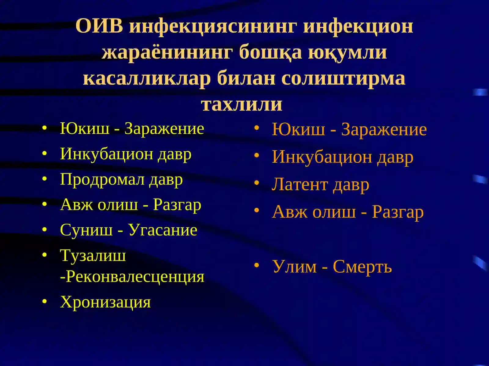 ОИВ-инфекциясинингклиник кечиши 3