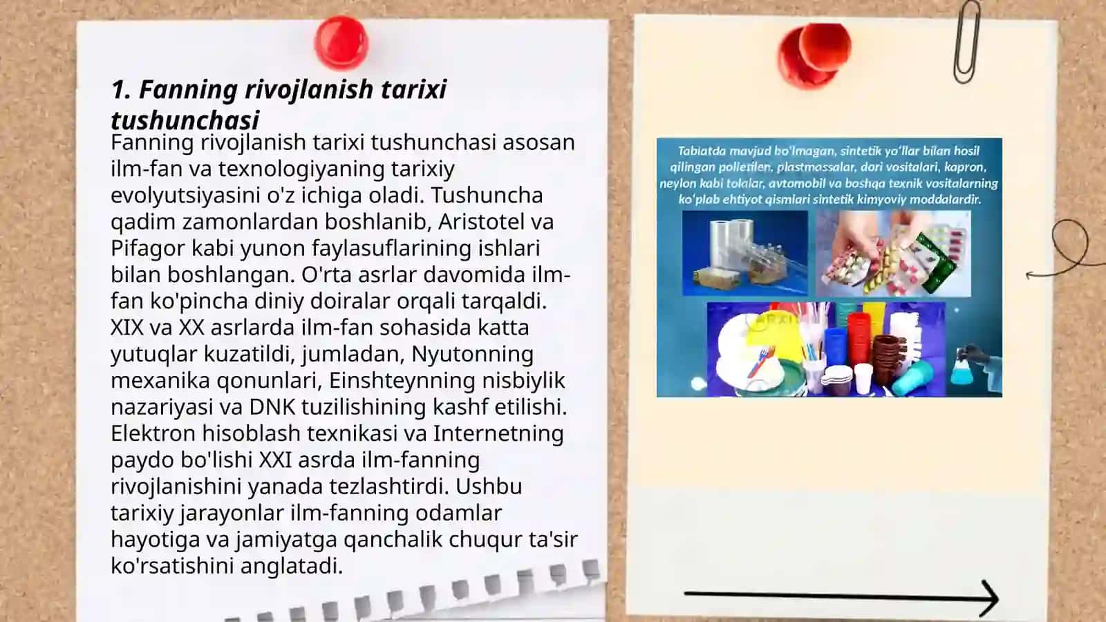 Fanning rivojlanish tarixi o'rganish metodi 3