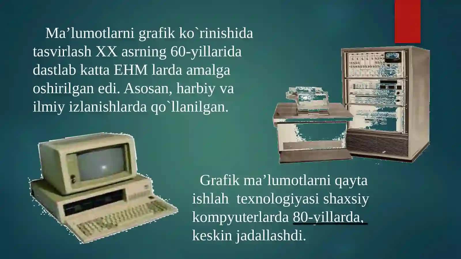 Kompyuter grafikasi tushunchasi 3