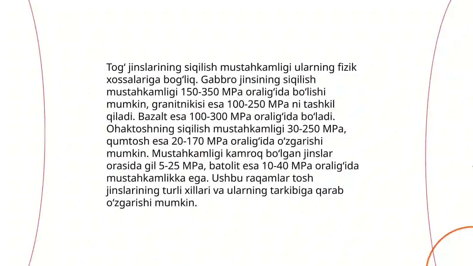 Tog‘ jinslarini mexanik xususiyatlari 3